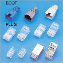 PLUG 4P4P-6P4C-6P6C-8P8C-10P10C blindé, pour cable plat ou rond